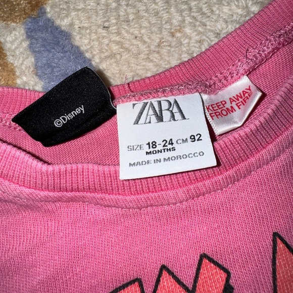 Bundle Zara Kids Disney long sleeve tee crewneck toddler girl mickey mouse - Picture 4 of 8